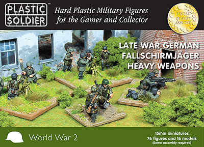 Available To Order – German Falschirmjaeger Heavy Weapons 15MM Plastic Soldier Company Model (PLA WW2015014)