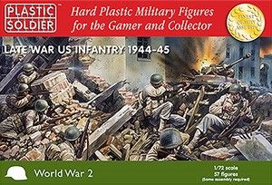 Available To Order – American Infantry 1944-45 (Bag) 1:72 Plastic Soldier Company Model (PLA WW2020006)