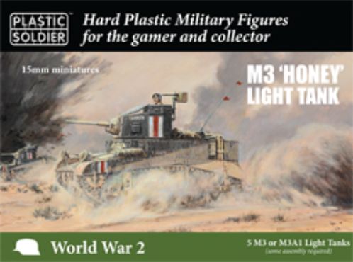 Available To Order – Stuart Honey 15MM Plastic Soldier Company Model (PLA WW2V15033)