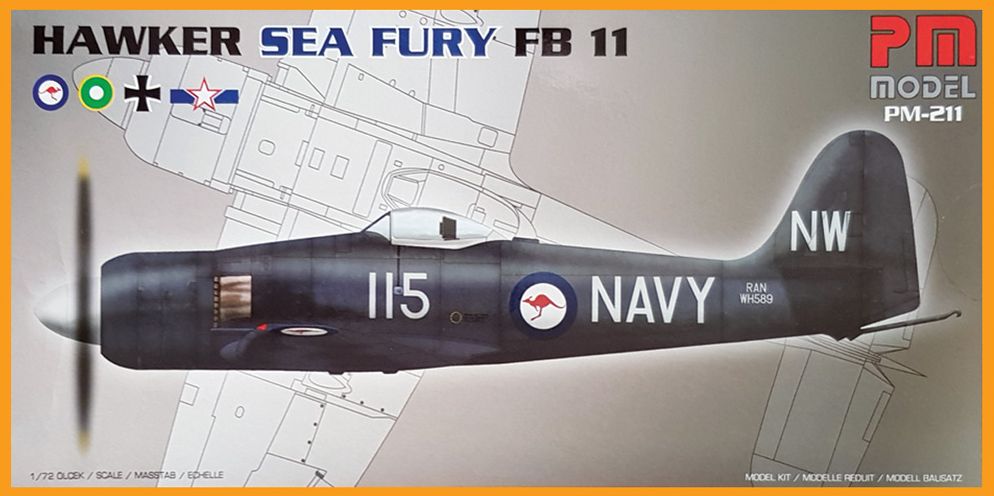 Available to Order – Hawker Sea Fury FB-11 1:72 (PMM 211)