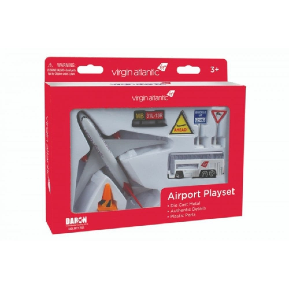 Available to Order – Virgin Atlantic Playset 8 Pieces Daron Model (PPRT1701)