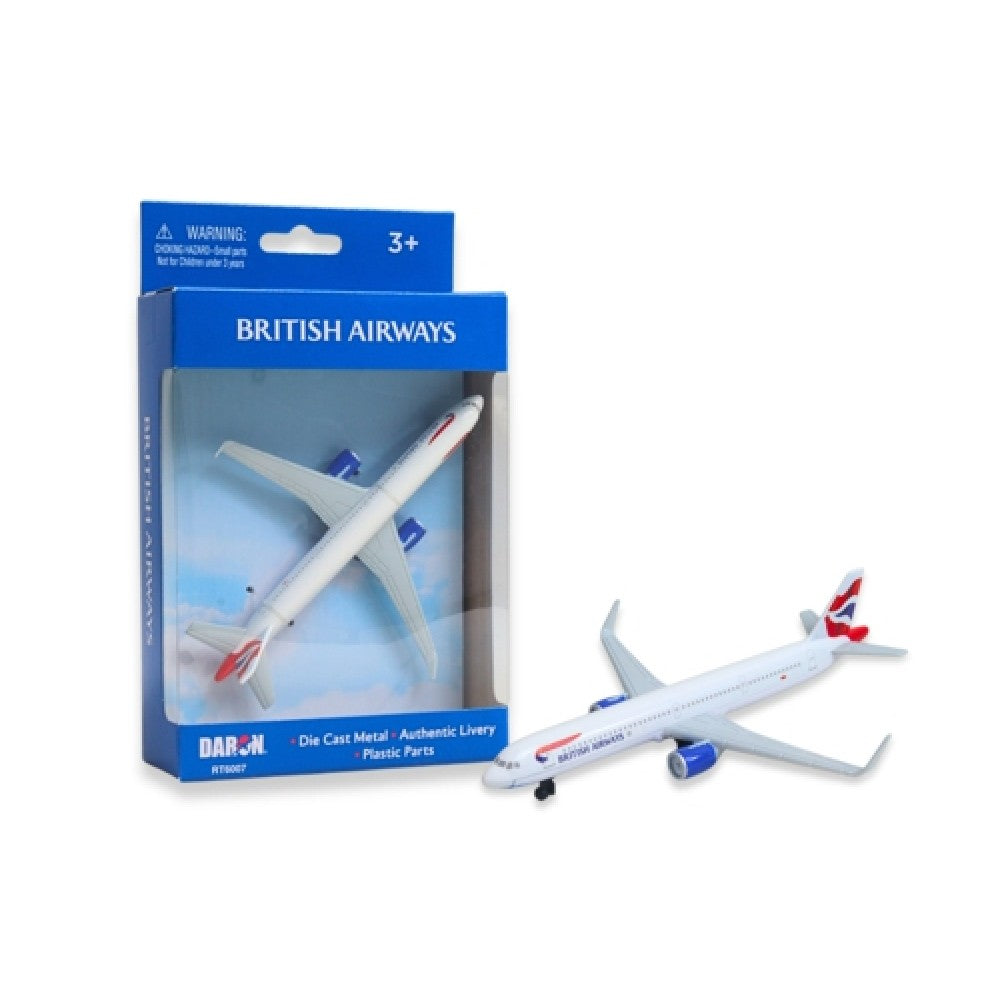 Available to Order – British Airways A321 Single Diecast Plane Daron Model (PPRT6007)