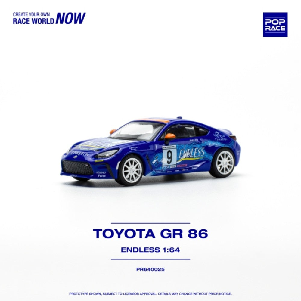 Available to Order from Supplier – 1:64 POP RACE Toyota GR86 Endless - PR640025
