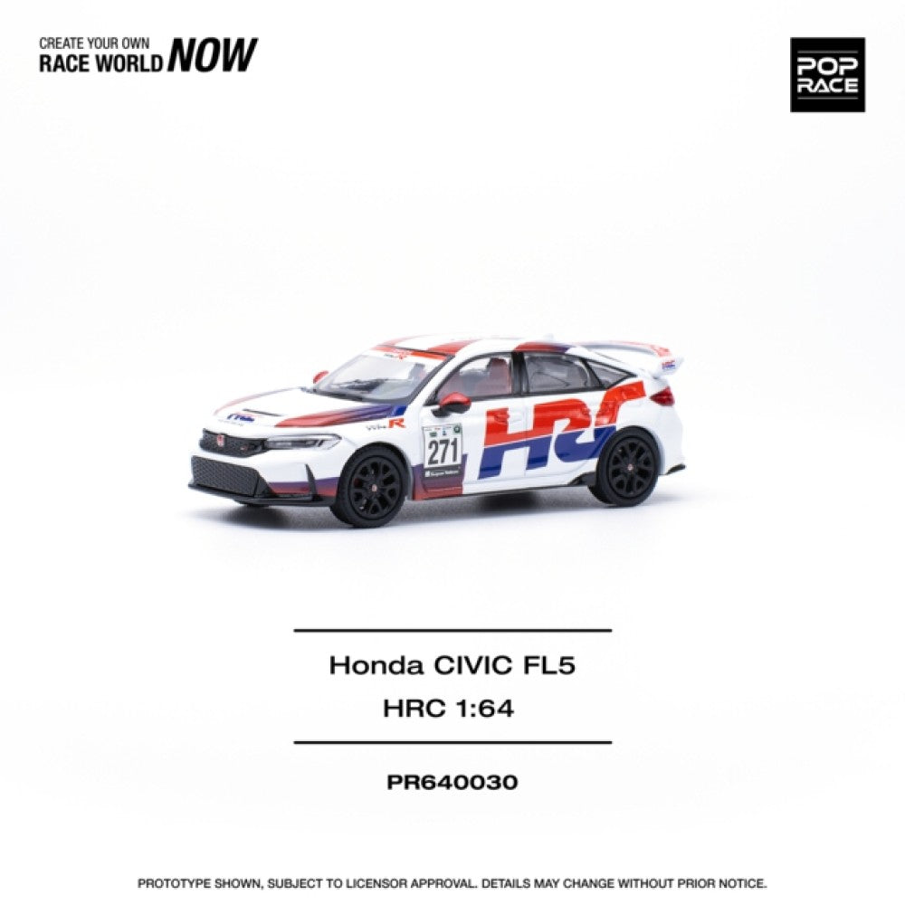 THIS ITEM IS AVAILABLE TO ORDER FROM OUR SUPPLIER - 1:64 POP RACE PR640030 HONDA CIVIC TYPE-R (FL5) TCR - HRC