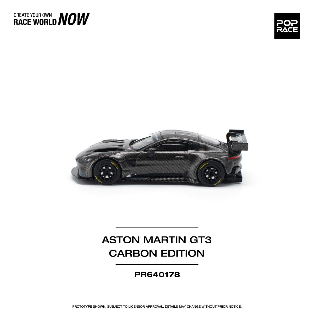 Aston Martin Vantage GT3 Carbon Edition 1:64 Pop Race Model Car (PR640178)