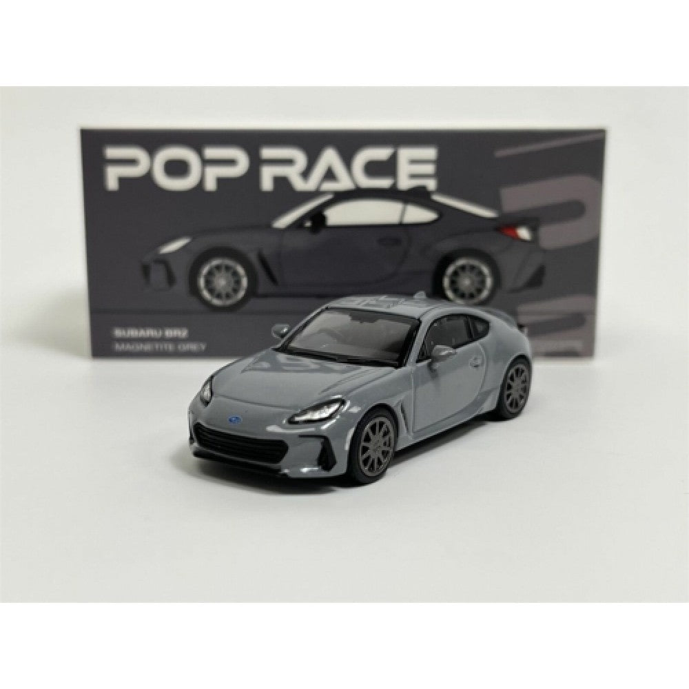 1:64 POP RACE PR64SBRZGR01 SUBARU BRZ MAGNETITE GREY