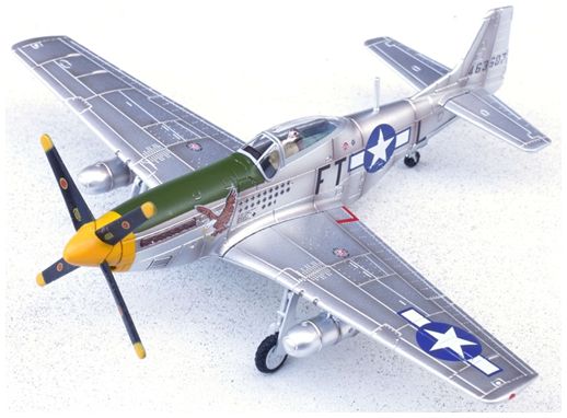 Available To Order – P-51D Mustang 353rd FS 354th FG 1945 Lt. Col. Glenn Eagleston (Legion Series) 1:72 Panzerkampf Model (PZK 14663LC)