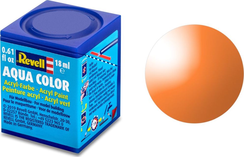 Available to Order – Orange Clear Aqua Color (18ml) (REV 36730)