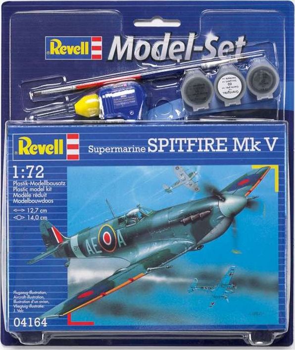 Available to Order – Spitfire Mk V 'Model Set' 1:72 Revell Model (REV 64164)