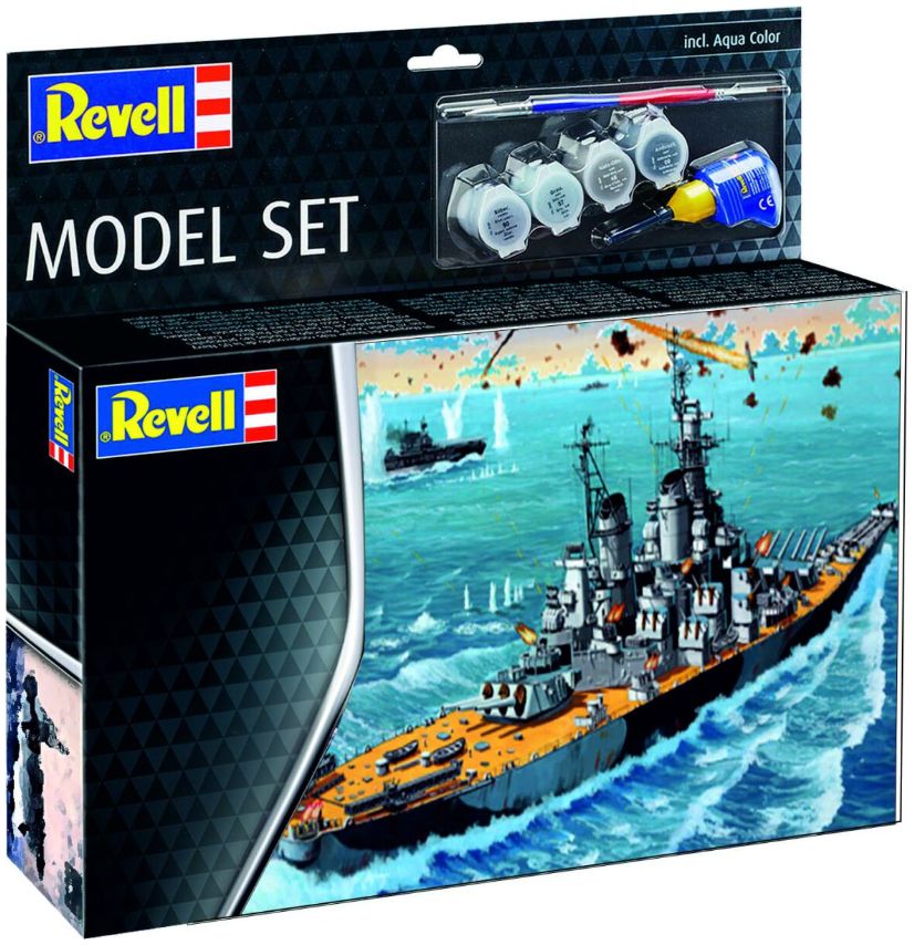 Available To Order – Battleship USS New Jersey Model Set 1:1200 Revell Model (REV 65183)
