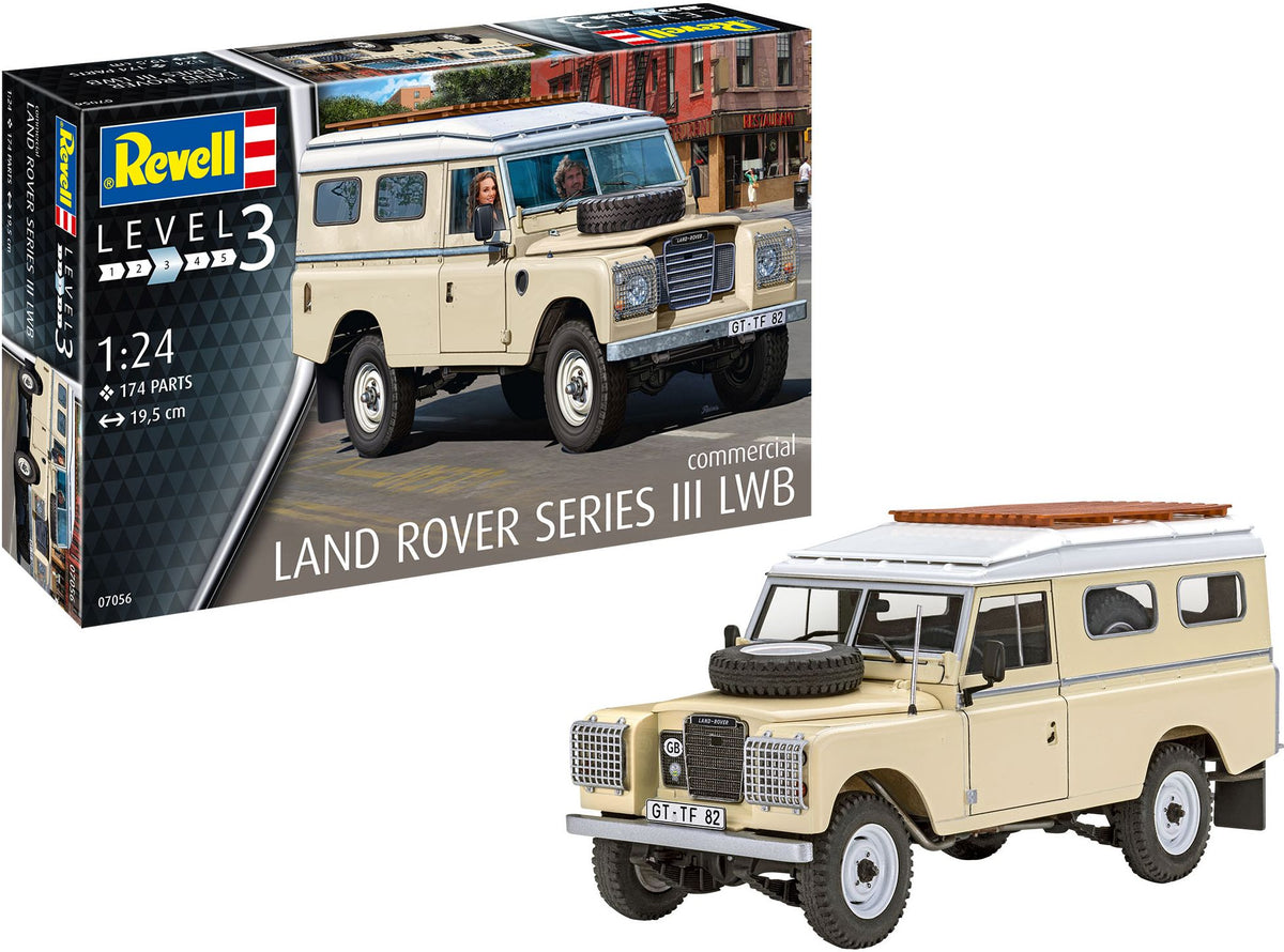 Available to Order – Model Set Land Rover Series III LWB Commercial 1:24 Revell Model (REV 67056)