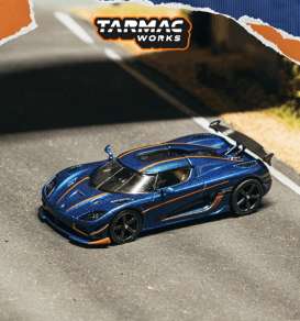 Pre-Order – Koenigsegg Agera RS Dark Blue Carbon Fiber TCT64GTL005DBCF Stocks Due Nov / Dec 2026 1:64 Tarmac Works Diecast Model