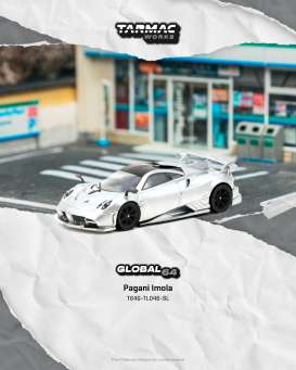 Pre-Order – Pagani Imola Matt Silver TCT64GTL046SL Stocks Due Jul / Aug 2026 1:64 Tarmac Works Diecast Model