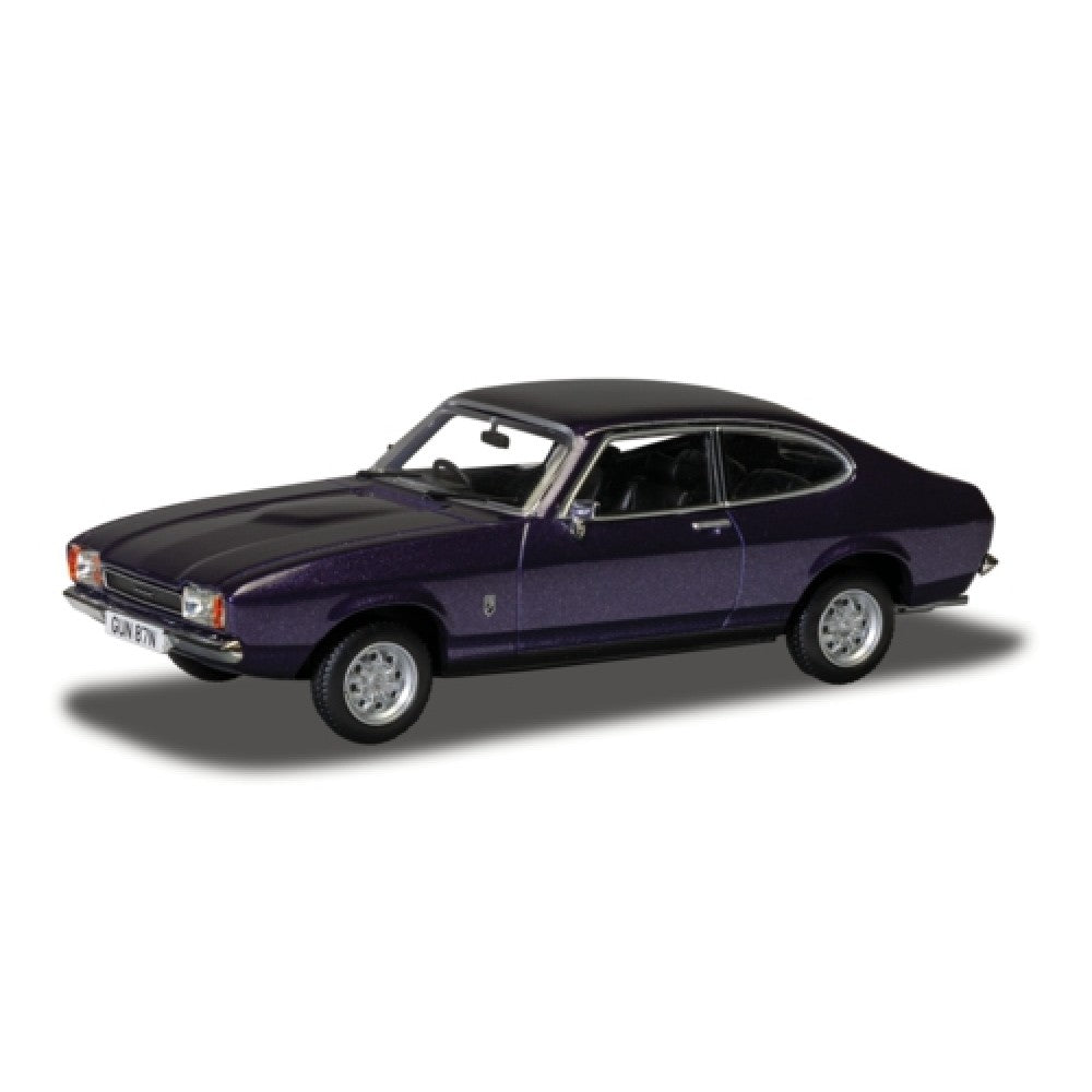 Available to Order - 1:43 CORGI VANGUARDS Ford Capri Mk2 1.6 GT, Purple Velvet VA15407