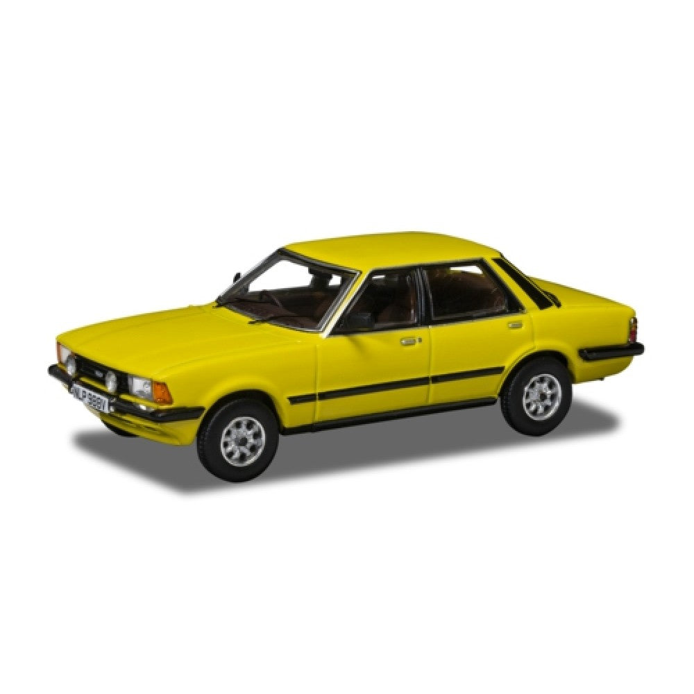 Available to Order - 1:43 CORGI VANGUARDS Ford Cortina Mk5 2.0 GLS Signal Yellow VA15008