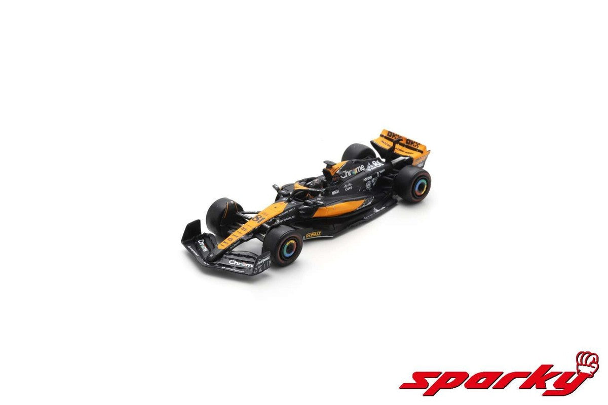McLaren MCL60 #81 Las Vegas GP 2023 Oscar Piastri 1:64 Spark Model Car (Y361)
