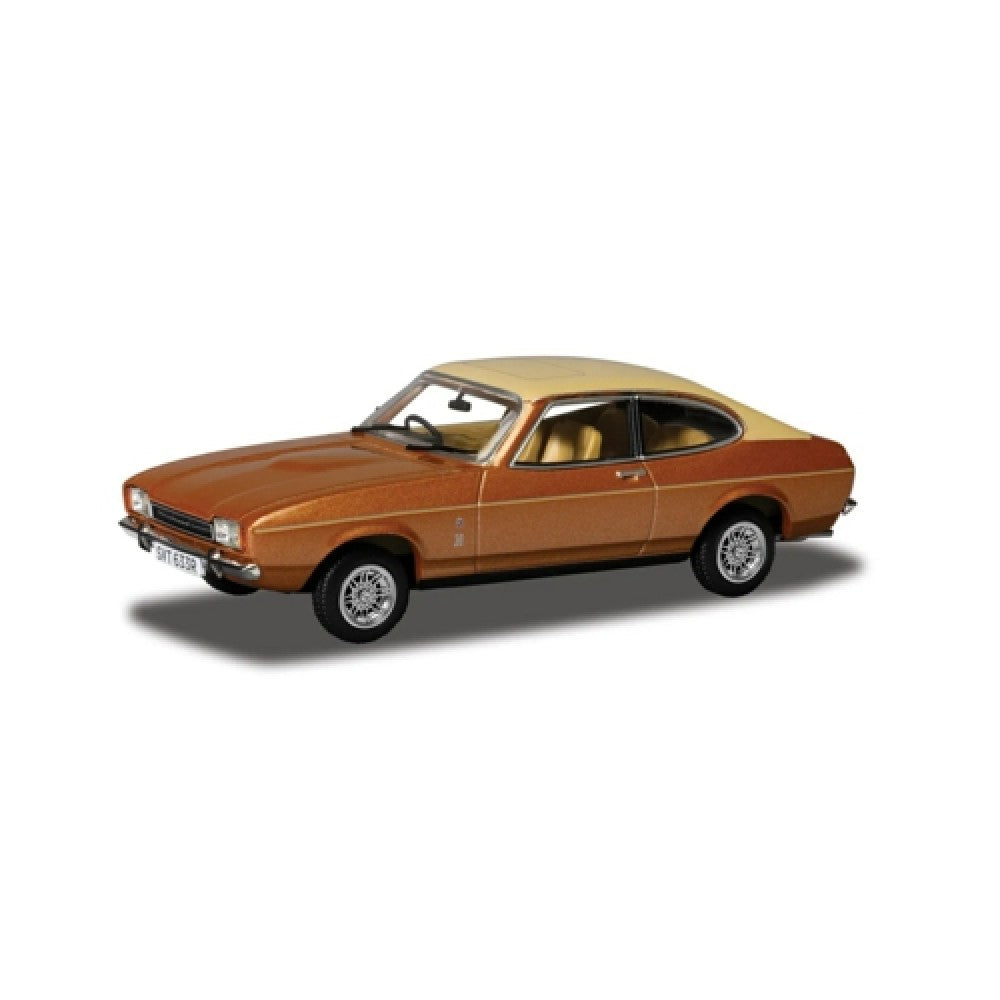 Available to Order - 1:43 CORGI VANGUARDS Ford Capri Mk2 3.0 Ghia - Saturn Gold VA15406