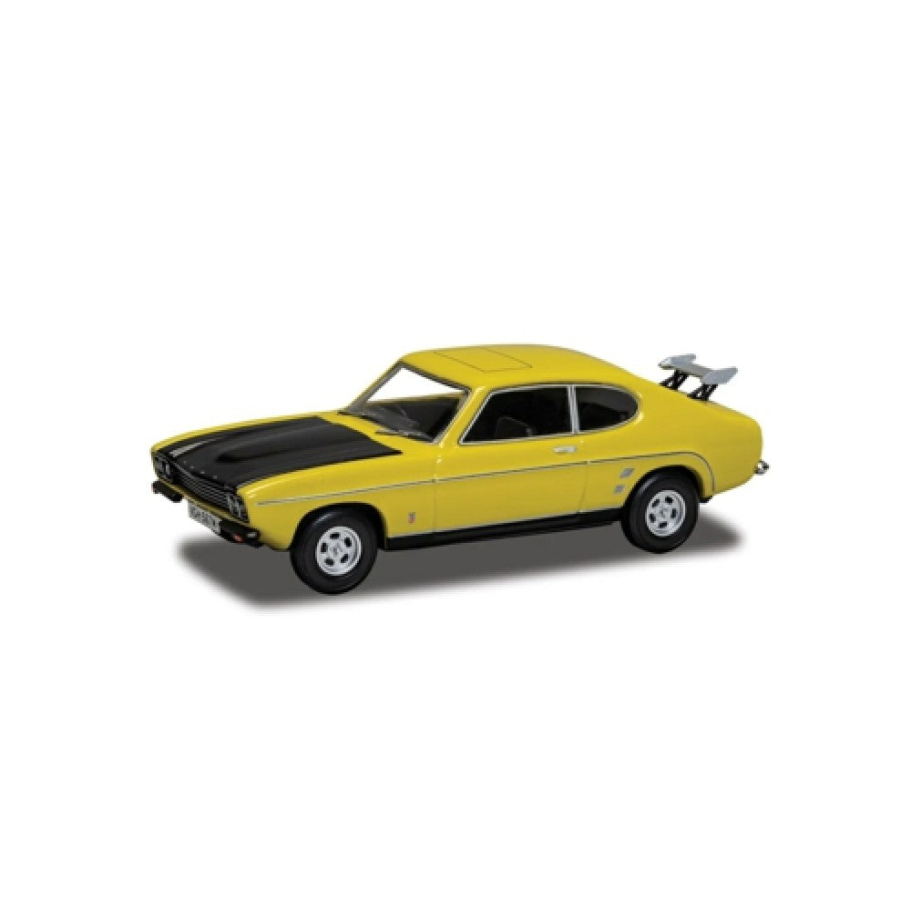 Available to Order - 1:43 CORGI VANGUARDS Ford Capri Mki 3.0 GXL - Daytona Yellow (Richard Hammond's The Smallest Cog) VA13319