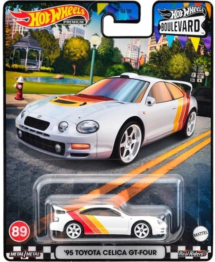 1:64 HOTWHEELS HKF33 BOULEVARD NO. 89 '95 TOYOTA CELICA GT-FOUR