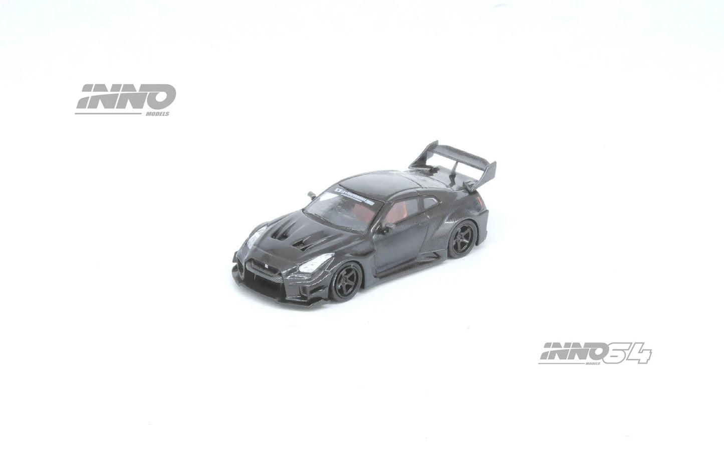1:64 INNO64 Nissan GT-R (R35) Nismo Black IN64-R35N-BLA