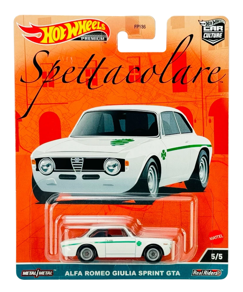 1:64 HOTWHEELS HKC50 SPETTACOLARE 5/5 ALFA ROMEO GIULIA SPRINT GTA