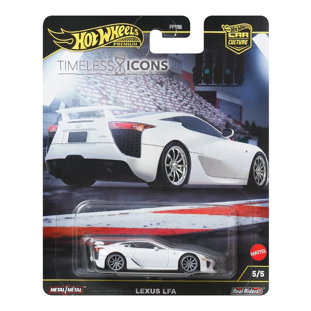 1:64 HOTWHEELS Timeless Icons 5/5 Lexus LFA JBK57