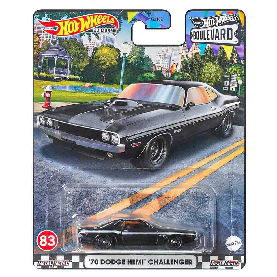 1:64 HOTWHEELS HKF25 BOULEVARD NO. 83 '70 DODGE HEMI CHALLENGER