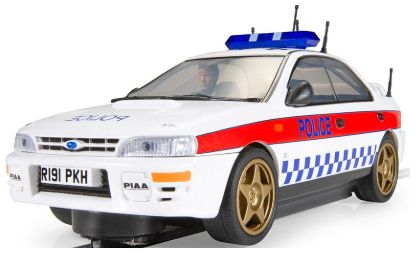 Available To Order – Subaru Impreza WRX - Police Edition in Clear Box 1:32 (SCA C4429)