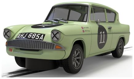 Available To Order – Ford Anglia 105e - Theo Paphitis in Clear Box 1:32 (SCA C4617)