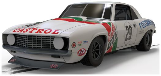 Available To Order – Chevrolet Camaro - Castrol Racing Trans Am 1971 in Clear Box 1:32 (SCA C4643)