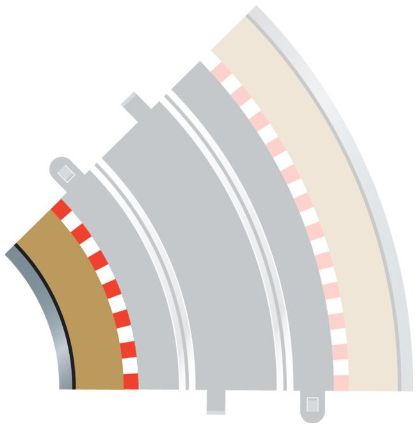 Available To Order – Radius 2 Curve Inner Borders 45 x 4 (SCA C8225)