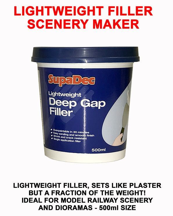 Available to Order – SupaDec Lightweight filler/Scenery Maker 500ML 500ML (SDC 393494)
