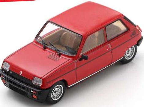 Renault 5 Alpine Turbo 1982 Red 1:43 Schuco Model