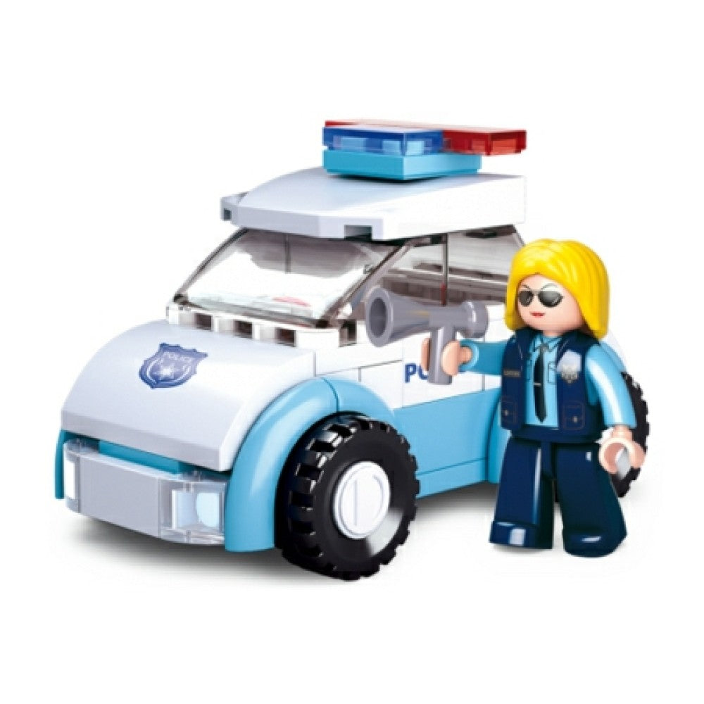 Available to Order – Girls Dream Police Woman with Police Car Model (slm38-b0600b) Sluban Model (SLM38-B0600B)