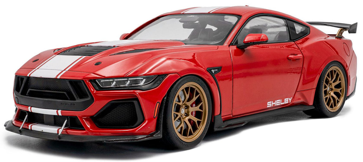 Shelby Mustang Super Snake Race Red 2025 1:18 Solido Model