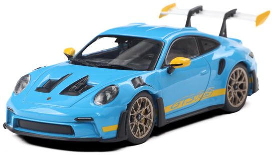 Porsche 911 (992) GT3 RS Tribute 24H Daytona 2003 Riviera Blue 2023 1:43 Solido Model