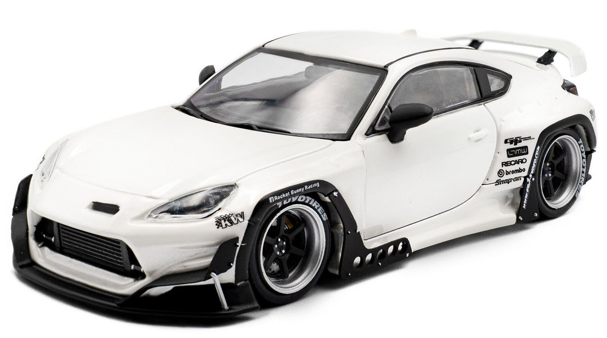 Available to Order – Toyota GR86 Rocket Bunny White 2022 1:43 Solido Model (SOL 4315102)