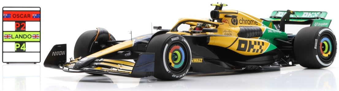 Available to Order – McLaren MCL38 #4 4th Monaco GP 2024 Lando Norris 1:12 (SPA 12S048)