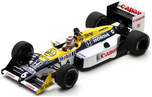Available to Order – Williams FW11B #6 Winner Italian GP 1987 Nelson Piquet 1:18 (SPA 18S739)