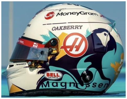 Available to Order – Kevin Magnussen 2024 Helmet 1:5 Spark Model (SPA 5HF150)