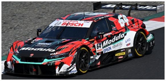 Available To Order – Modulo Civic Type R-GT Modulo Nakajima Racing #64 GT500 Super GT 2025 Izawa/Okusa 1:64 Spark Model (SPA 64SGT25064)