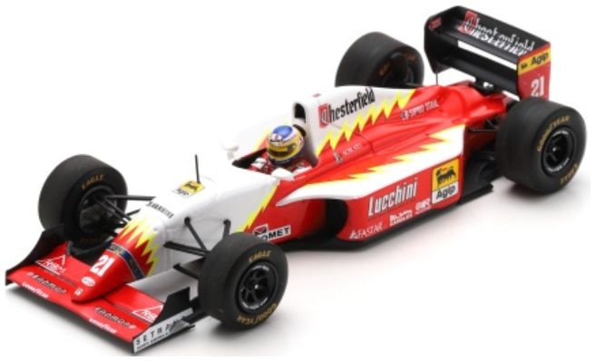 BMS Lola Scuderia Italia T93/30 #21 Belgium GP 1993 Michele Alboreto 1:43 Spark Model