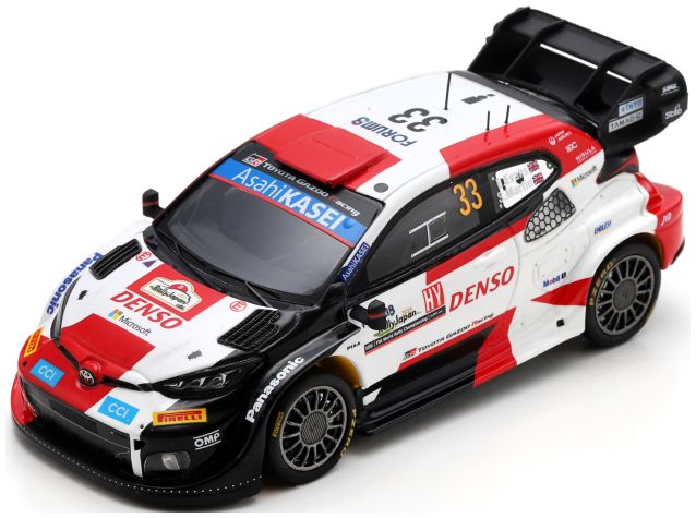 Available To Order – Toyota GR Yaris Rally1 Hybrid #33 Winner Rally Japan 2023 E. Evans/S. Martin 1:43 Spark Model (SPA S6731)