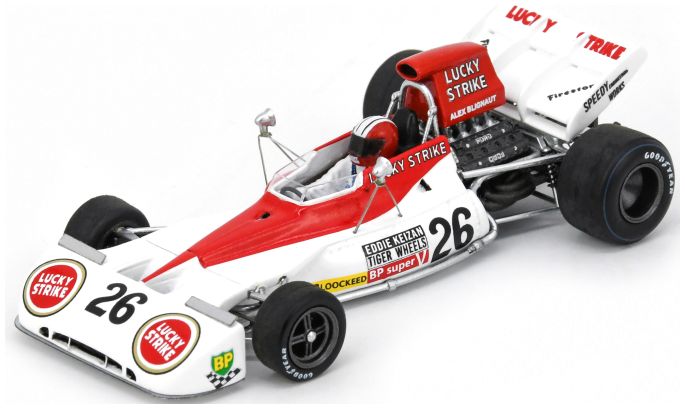 Available To Order – Tyrrell 004 #26 South African GP 1973 Eddie Keizan 1:43 Spark Model (SPA S7233)