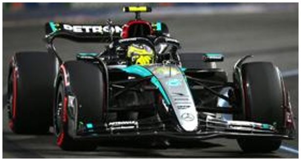 Available To Order – Mercedes AMG Petronas #44 F1 W15 E Performance 2nd Las Vegas GP 2024 Hamilton 1:43 Spark Model (SPA S9546)