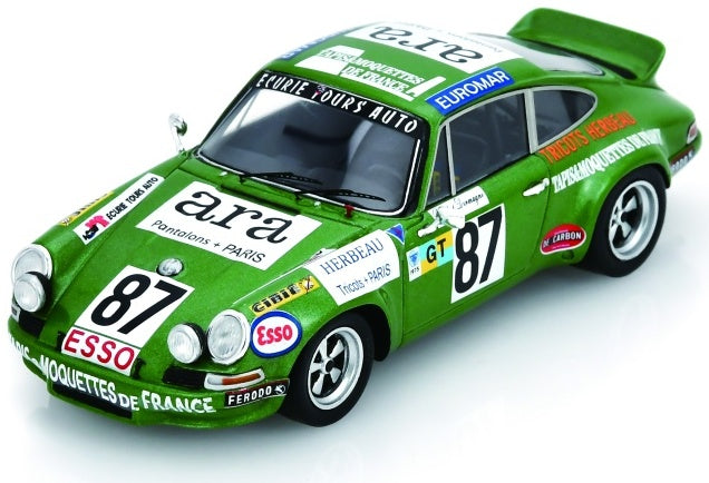 Available To Order – Porsche Carrera 2.8 RSR #87 20th Le Mans 24H 1975 R. Boubet/P. Dermagne 1:43 Spark Model (SPA S9812)