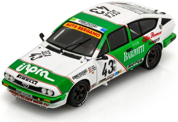 Available To Order – Alfa Romeo GTV 6 #43 24H Spa 1984 Suster Witmeur/Libert Limited 300pcs 1:43 Spark Model (SPA SB426)