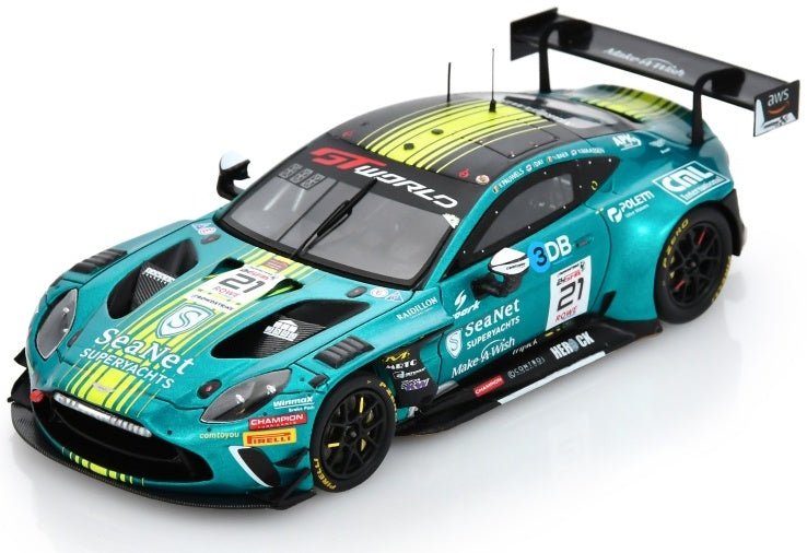 Available To Order – Aston Martin Vantage AMR GT3 EVO #21 Comtoyou 24H Spa 2025 Baert/Maassen/Pauwel 1:43 Spark Model (SPA SB867)