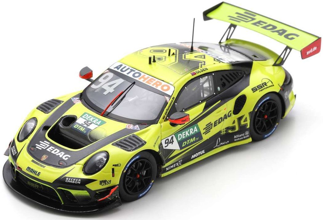 Available To Order – Porsche 911 GT3 R #94 SSR Performance DTM 2022 Dennis Olsen (Limited 500pcs) 1:43 Spark Model (SPA SG876)