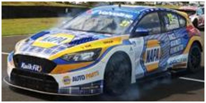 Available To Order – Ford Focus #116 NAPA Racing UK BTCC Knockhill BTCC Ashley Sutton Limited 500pc 1:43 Spark Model (SPA UK028)